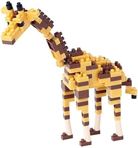 Nanoblock giraffa nbc 158 kit - nbc_158,