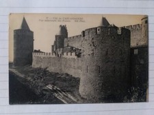 Cartolina antica, cpa fp Nv, Francia,  CITE' DE CARCASSONE, LES FOSSES