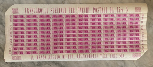 Italia 1945 pacchi - 1945,