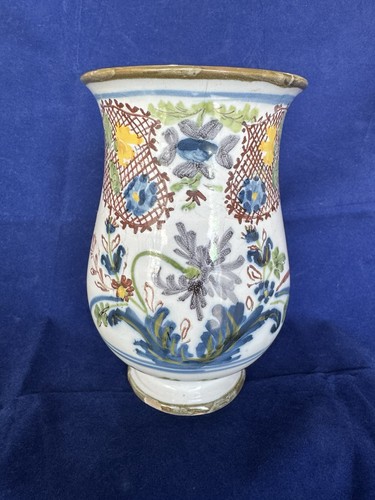 Vaso tromba maiolica - a,
