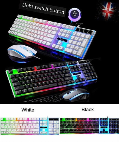 Tastiera gioco rgb - tastiera, set