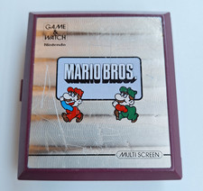 MARIO BROS NINTENDO GAME WATCH MULTI SCREEN 1983 MW-56 made in japan