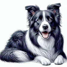 Ciondolo unico BORDER COLLIE