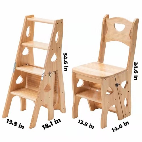 Step stool chair ladder and - stool,