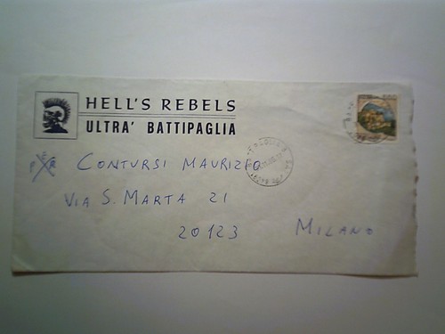 Busta viaggiata ass - busta, "ass