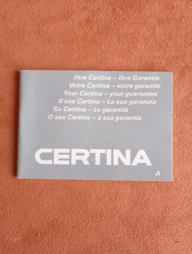 Certina vintage warranty