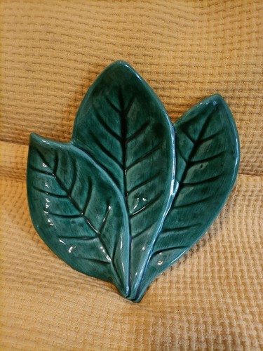 Foglia ceramica smaltata - foglia,
