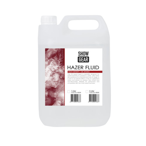 Showtec hazer fluido - 5, litri