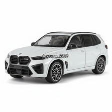 Modellino auto 1/18 BMW X5 M Competition LCI in lega pressofusa SUV veicoli in metallo bianco