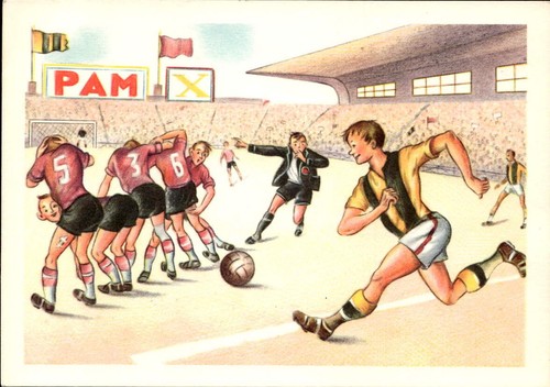 Cartolina calcio originale - cartolina,