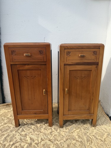 Coppia comodini legno di - coppia,