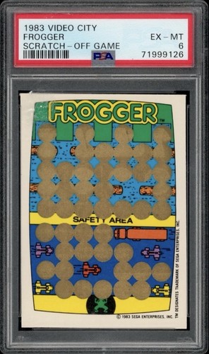 1983 video city frogger gratta - city,