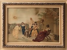 Antique hand colored