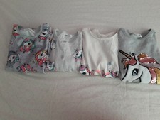 Lotto di vestiti da bambina - Varie marche tema unicorno - H&M e Piazza Italia