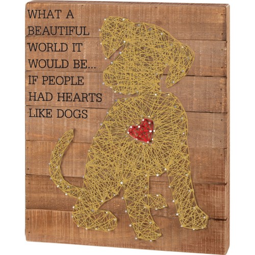 Insegna hearts like dogs - hearts,