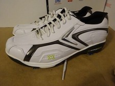 Scarpe da golf Callaway bianche con tecnologia suola iperbolica da uomo taglia 8,5 nuove M370-12