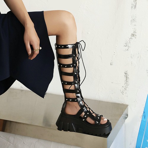 Scarpe donna plateau tacco