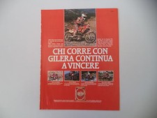advertising Pubblicità 1989 MOTO GILERA RC 600