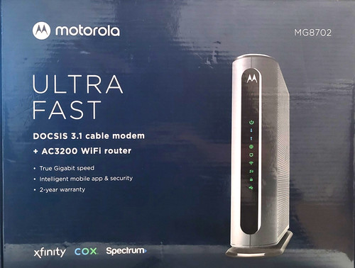 Motorola ultra fast - docsis, 3.1