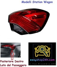 FARO FANALE FANALINO POSTERIORE DX PER FIAT TIPO 2016 STOP GRUPPO OTTICO CHIARO