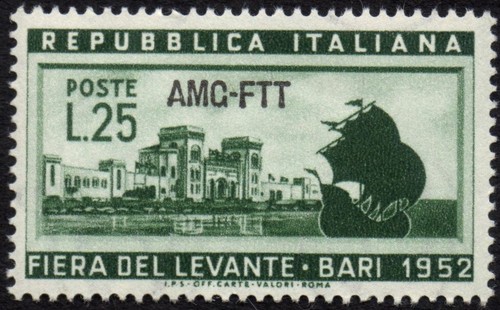 Trieste zona amg ftt 1952 - trieste,