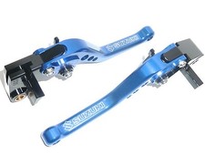 Suzuki GSXR1000 2005-2006 K5-K6 Leve Freno e Frizione Blu Gara Strada Pista S14O