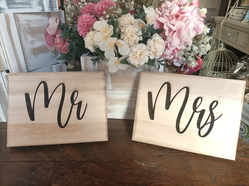 Mrs segnaposto - &, ,