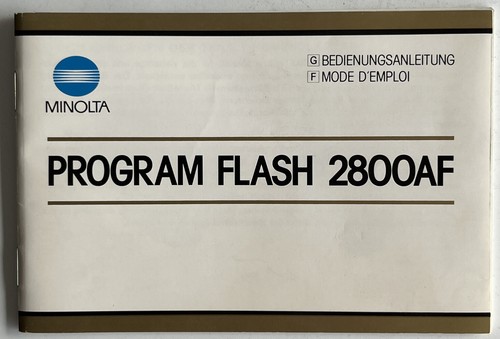 Minolta program flash 2800af - minolta,