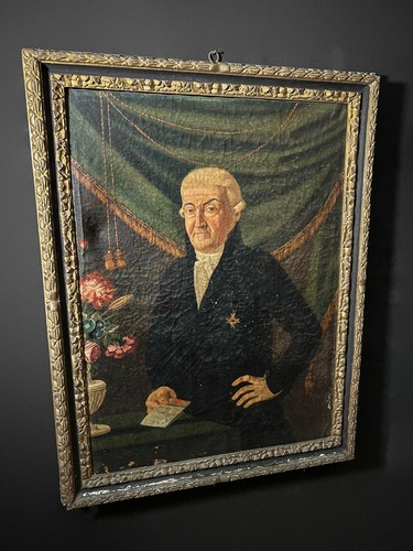 Dipinto ritratto nobiluomo - dipinto,