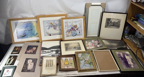 Lotto 18x cornici vintage - 18x,