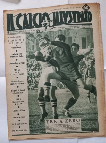 Calcio illustrato 7 1938 - calcio, 29