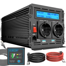 EDECOA 3000W/6000W Convertitore 12V 220V invertitore di potenza Power inverter