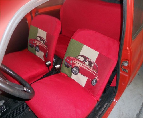 Fodere sedili auto fiat 500 - fodere,
