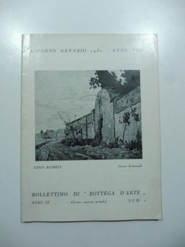 Bollettino bottega arte - di,