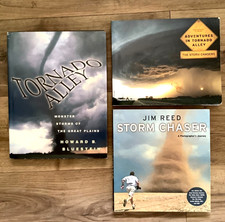 Tornado chasing book lot - tornado, 3