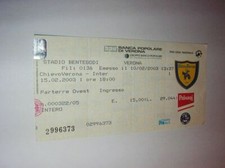 used ticket CHIEVO Verona -