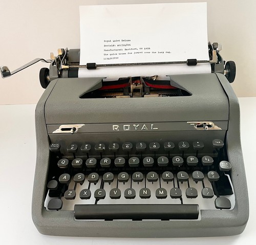 Macchina scrivere royal - da,