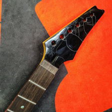 Manico chitarra personalizzato Flame acero adatto per corpo chitarra Ibanez serie JS