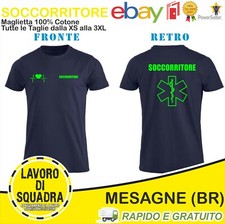 MAGLIETTA T SHIRT SOCCORRITORE 118 stampa VERDE FLUO