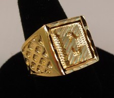 Anello Quadrato Hip Hop Con