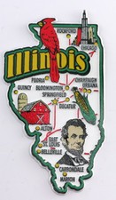 ILLINOIS STATE MAP AND