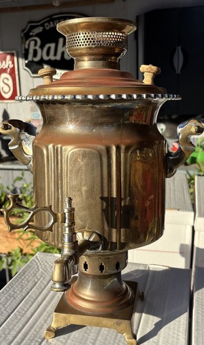 Antico samovar imperiale - imperiale, russo