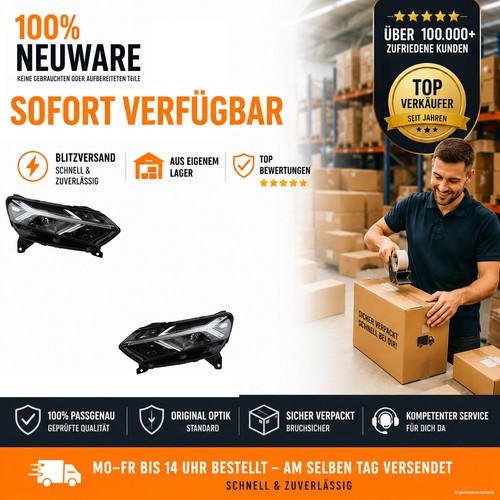 Faro sinistra destra - set, con