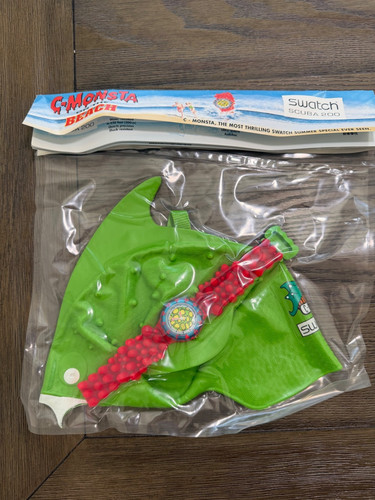 New swatch scuba watch - new,