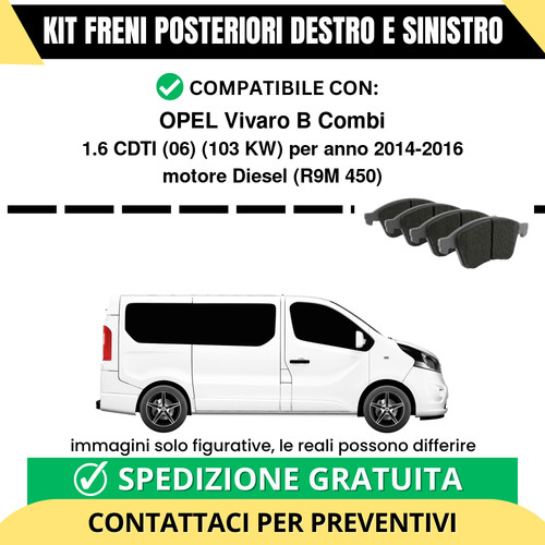 Pastiglie freno posteriori - freno,