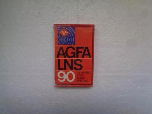 Audiocassetta vintage agfa lns - audiocassetta,
