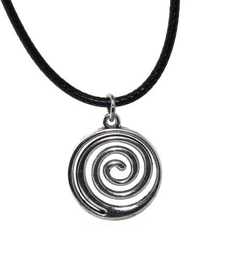 Collana cordino cerato con - collana,