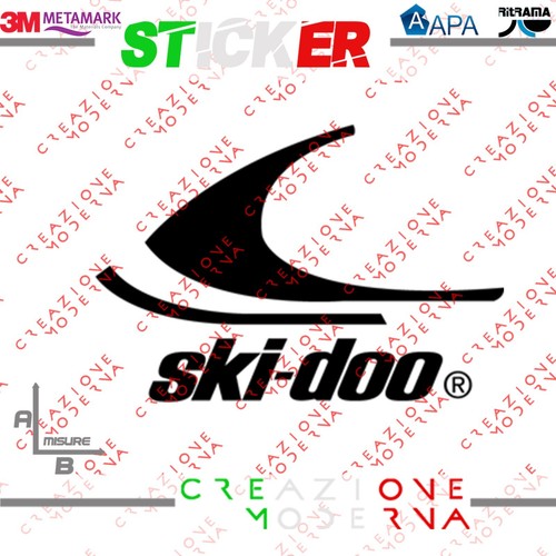 Adesivo sticker logo skidoo - logo,
