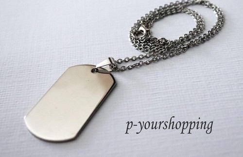 Collana unisex piastrina - collana,