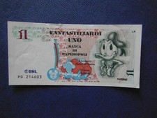 biglietto pubblicitario BNL IPZS Disney 1 f.